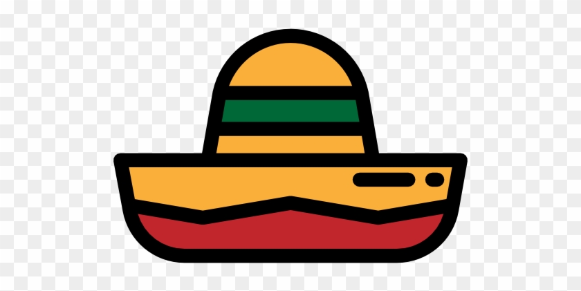 Traditional Fashion Moustache Mariachi - Mexican Hat Logo Png #1425547