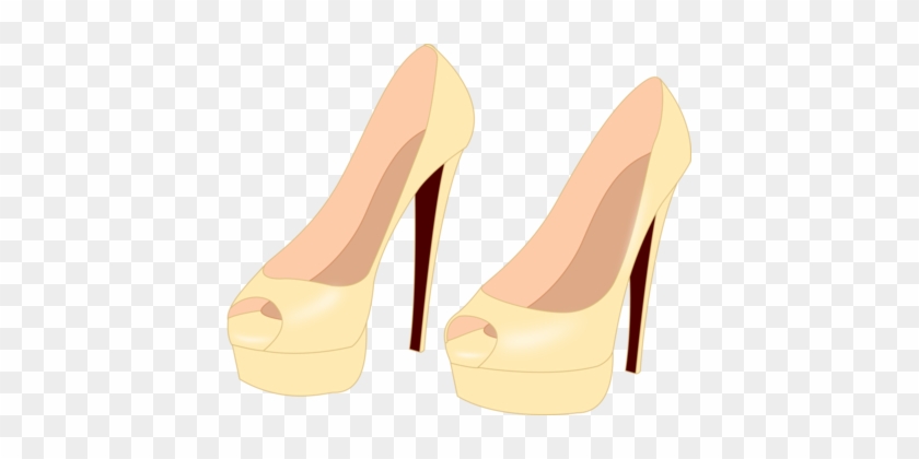 High-heeled Shoe Ballet Shoe Stiletto Heel - High-heeled Shoe #1425671
