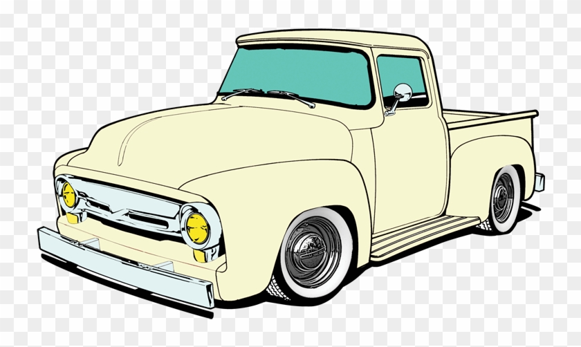 Chevy Drawing F100 Clip Art Download - Ford F-series #1425703