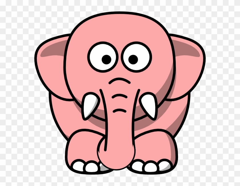 Pink Clip Art At Clker Com Online - Green Elephant Clipart #1425721