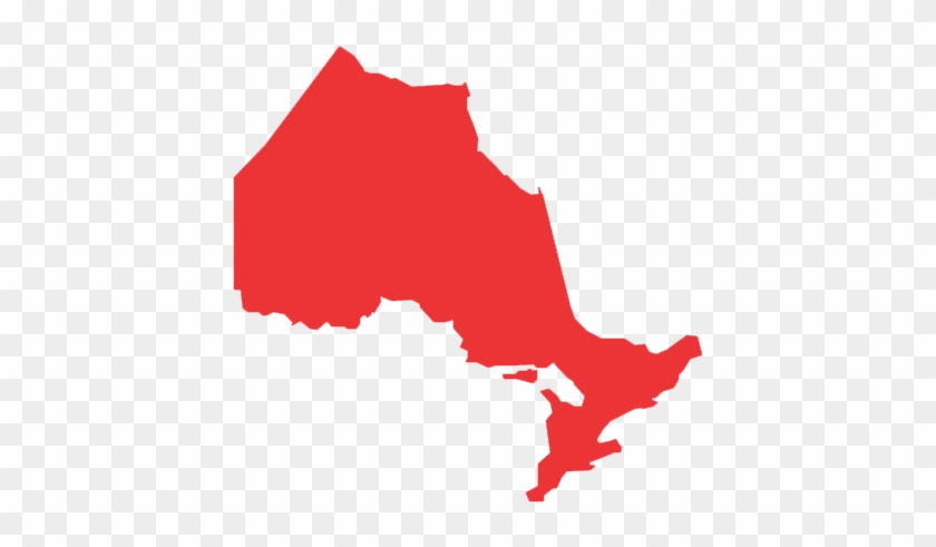 Fact Map Icon Of North America - Ontario In Canada #1425808