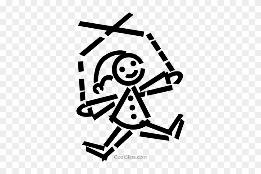 Puppet Show Royalty Free Vector Clip Art Illustration - Puppetry #1425816