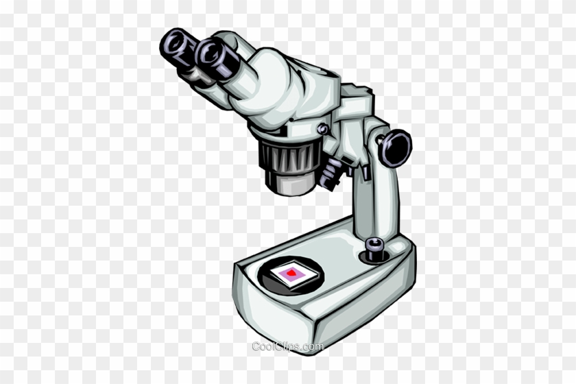 Microscope And Slide Royalty Free Vector Clip Art Illustration - Microscopio Vetor Png #1425842