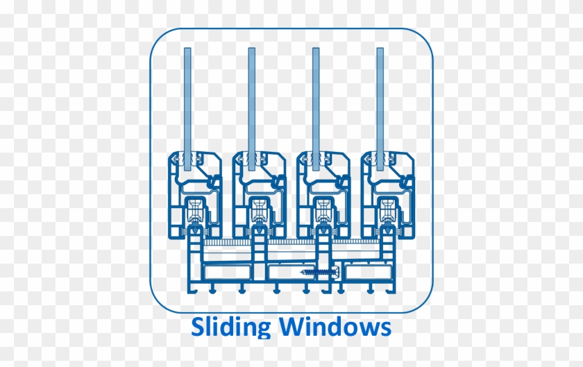 Sliding Windows - Upvc Doors And Windows Details #1425845