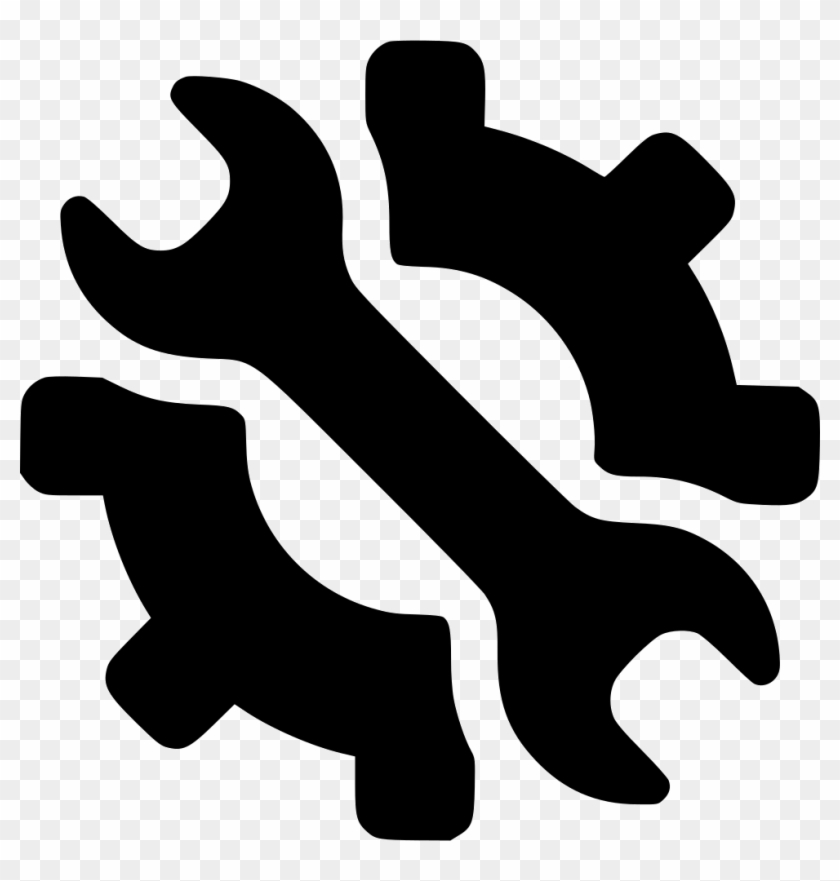 Clip Free Stock Support Gear Tools Repair Fix Png Icon - Mechanic Icon Png #1425871