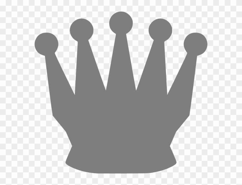 King Grey Clip Art At Clker - Red Crown #1425874