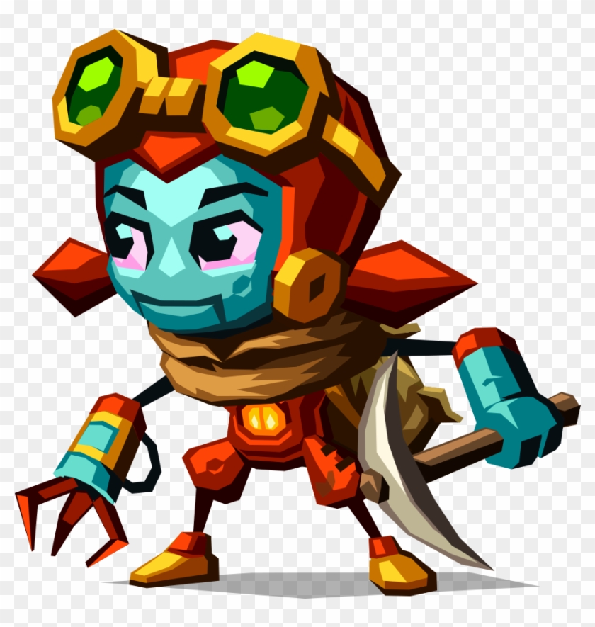 Steamworld Dig 2 Dorothy With Pickaxe - Steamworld Dig 2 Character #1426011