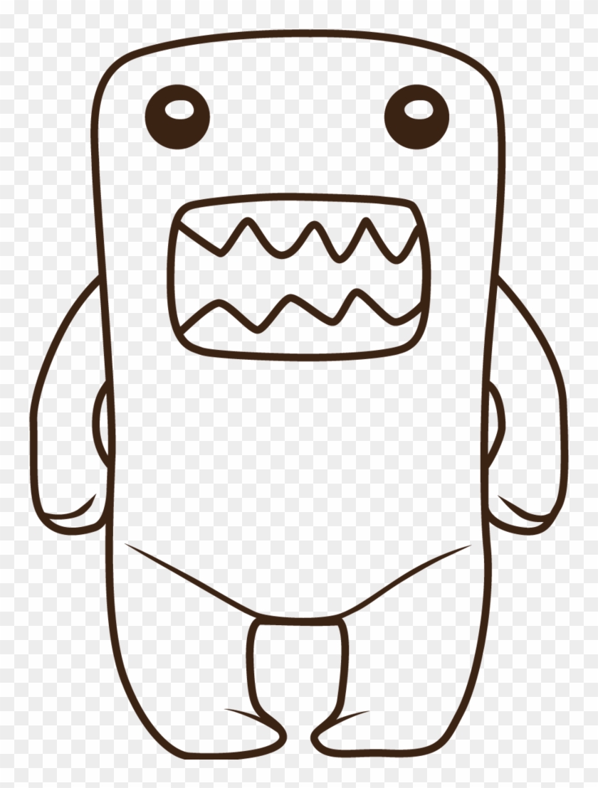Images For Domo Nerd Coloring Pages Clip Art Librarydomo - Domo Coloring Page #1426149