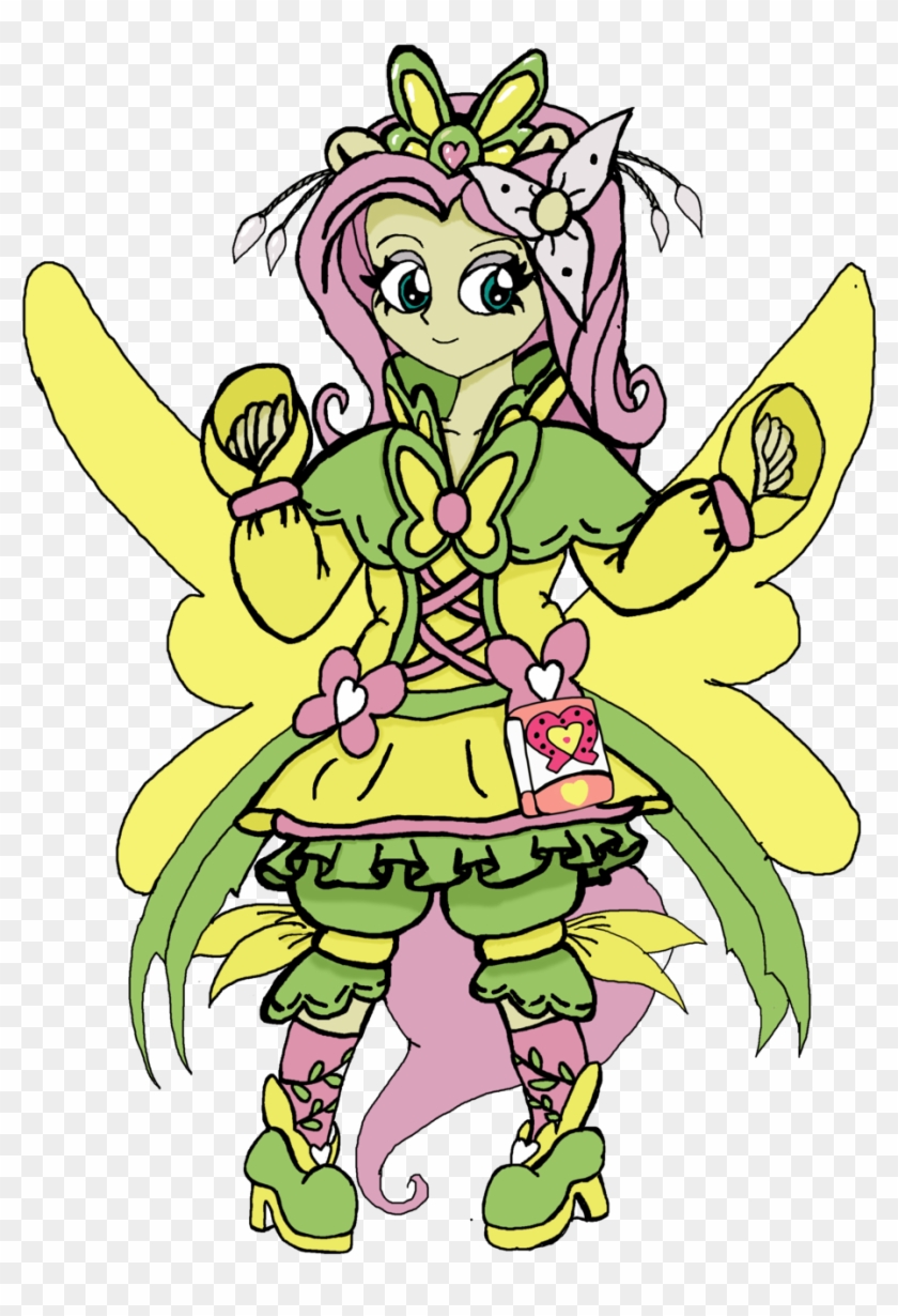 Pokecure123, Cure Kindness, Equestria Girls, Fluttershy, - Pretty Cure #1426328