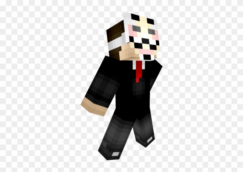 Clip Art Freeuse Anonymous - Hacker Minecraft Skin Png #1426460