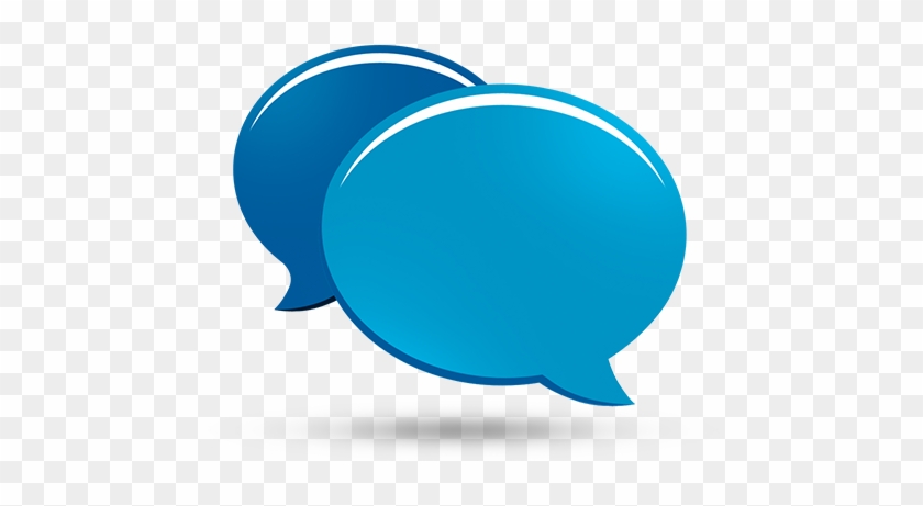 The Manual Hacker Also Allows Users To Communicate - Chat Icon Png Blue #1426529