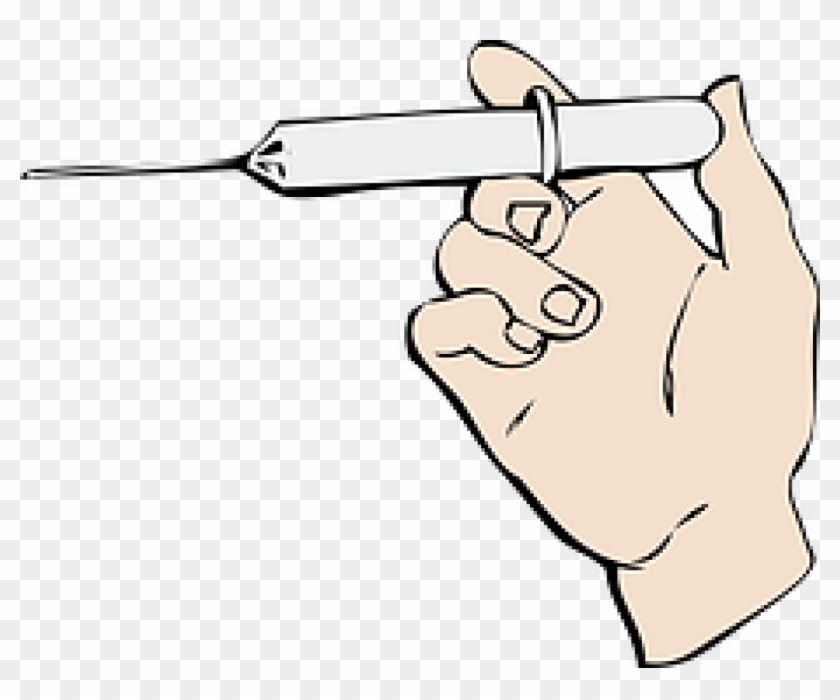 Flu Clipart Influenza Symptom - Syringe Clip Art #1426590