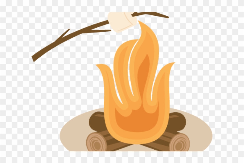 Marshmellow Clipart Roast Marshmallow - Roasting Marshmallows Clip Art #1426635