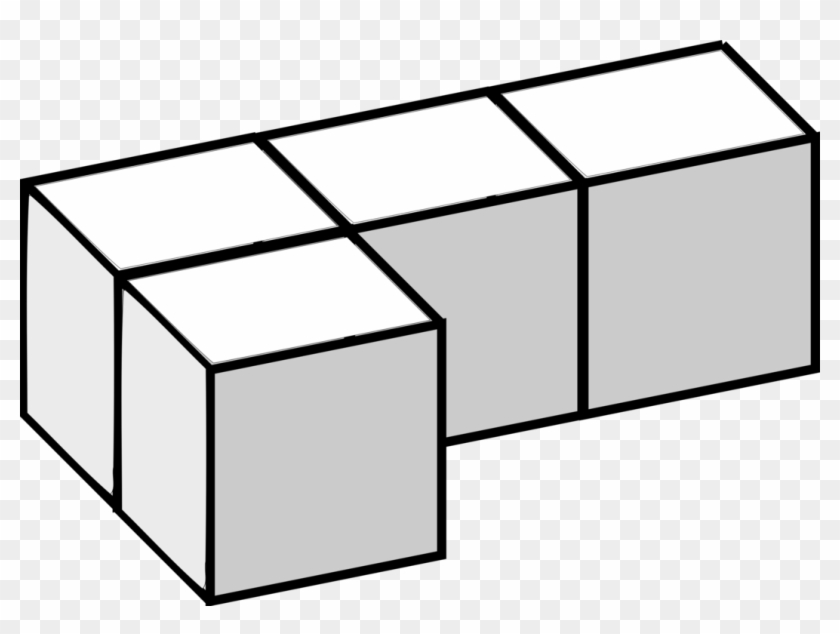 White Point Line Art Angle Material - Tetris 3d Block Png #1426637