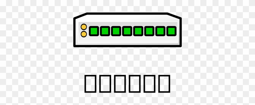 This Free Clip Arts Design Of 8port Switch Denco - This Free Clip Arts Design Of 8port Switch Denco #1426732