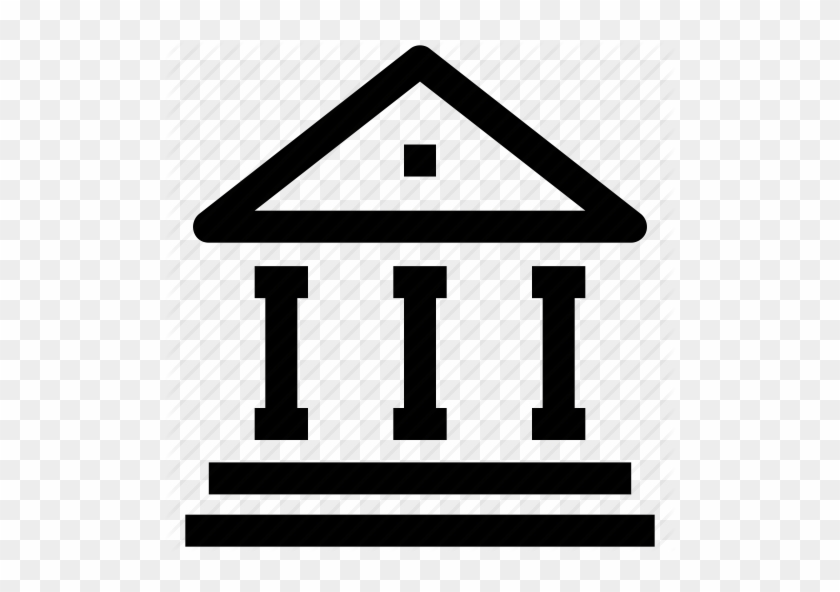 Graphic Library Courthouse Clipart Court Building - Institute Icon #1426762