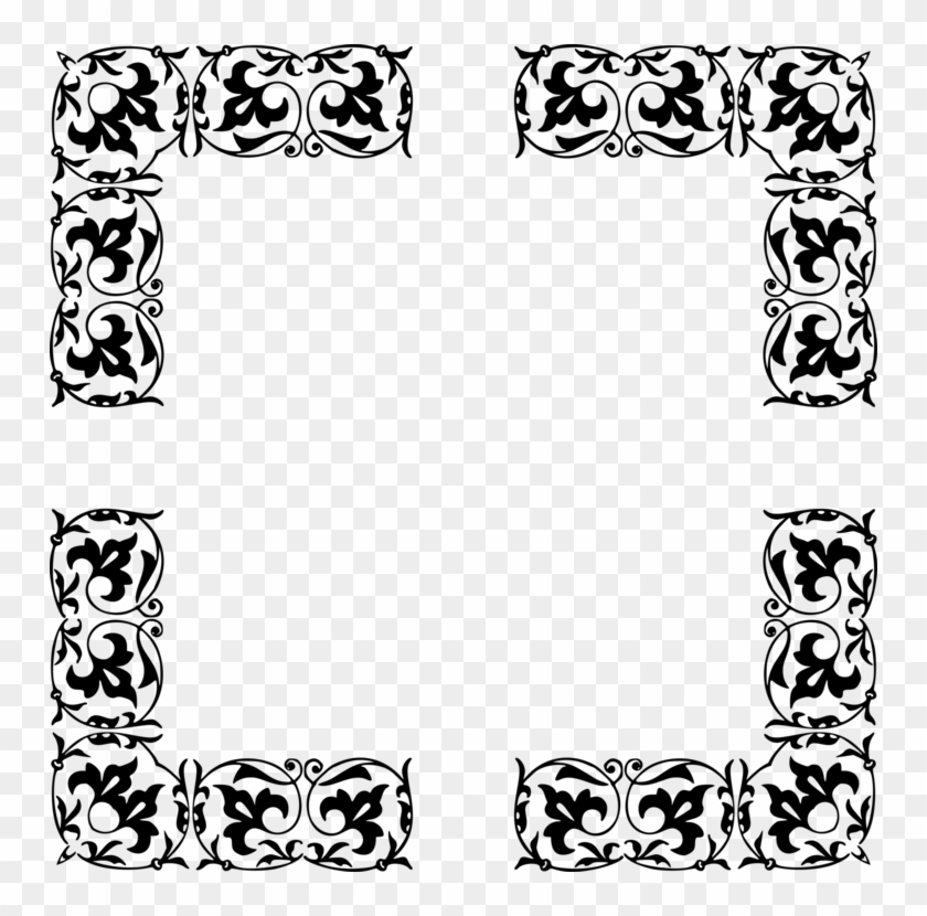 Line Art Ornament Picture Frames - Picture Frame #1426765