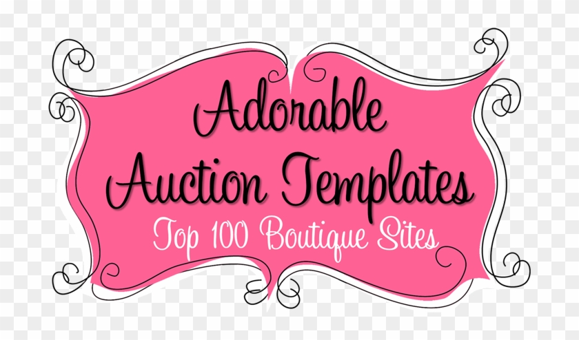 Adorable Auction Templates Top 100 - Pcos Support #1426792