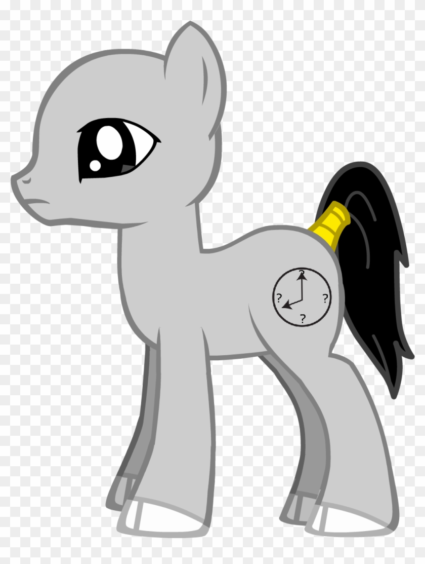 The Color Scheme Is All Gradients Of White/black And - My Little Pony Luke #1426930