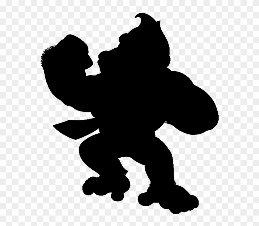 Donkey Kong At Getdrawings Com Free For - Donkey Kong Silhouette #1426973