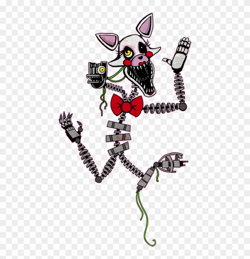 Mangle Five Nights At Freddy's By Kaizerin - Five Nights At Freddy's 2 Mangle Drawing #1426975