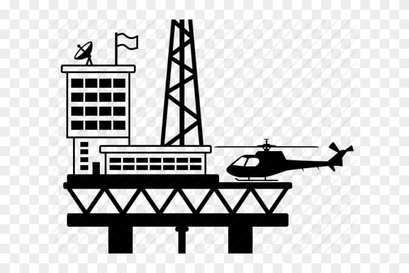 Oil Rig Clipart Oil Company - Infografia De Los Moluscos #1427004