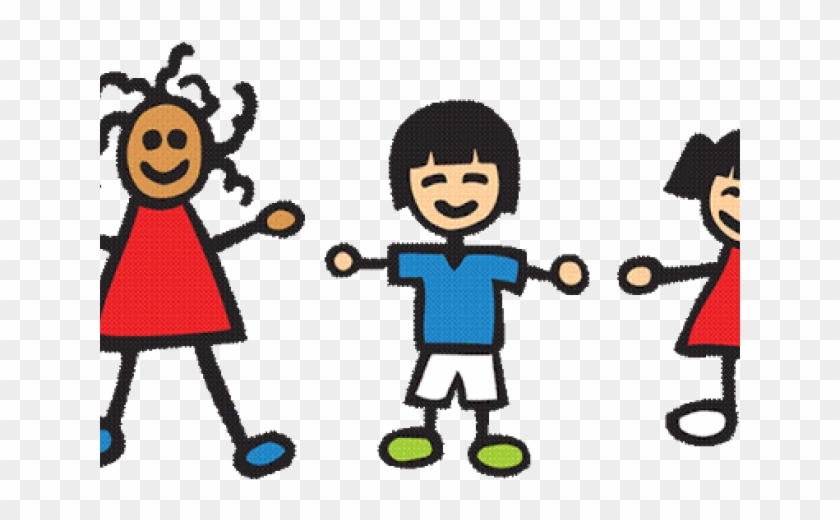 Kids Holding Hands Clipart - Rhythms, Rhymes & Songs Book #1427121