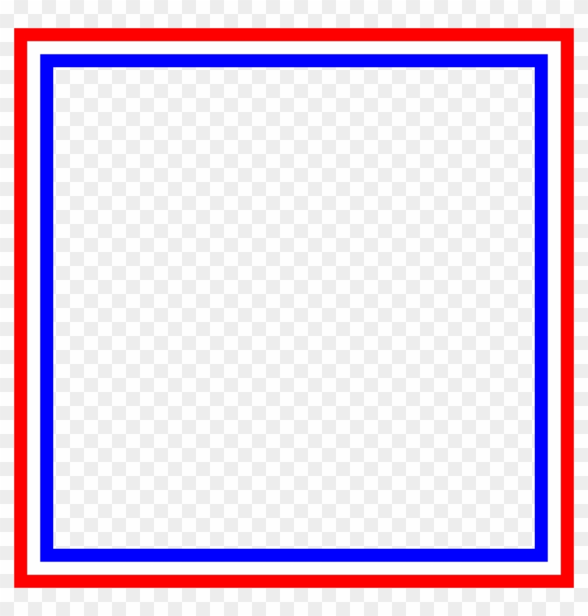 All Photo Png Clipart - Red And Blue Frame Png #1427234