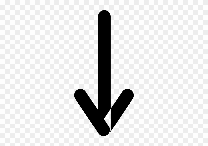 The Arrow Flashback Icon, Arrow, Document Icon - Down Arrow Transparent Background #1427373