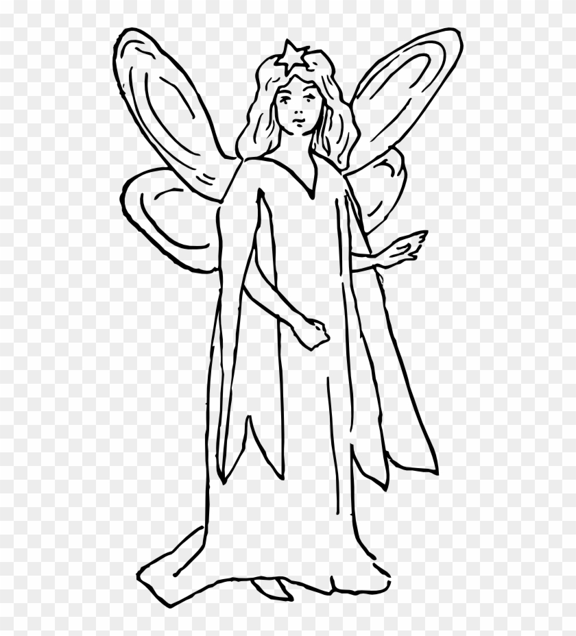 A Character Representing Hope Clipart - Ausmalbild Feen #1427452