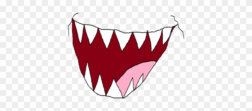 Scary Clipart Mouth - Monster Mouth Png #1427519