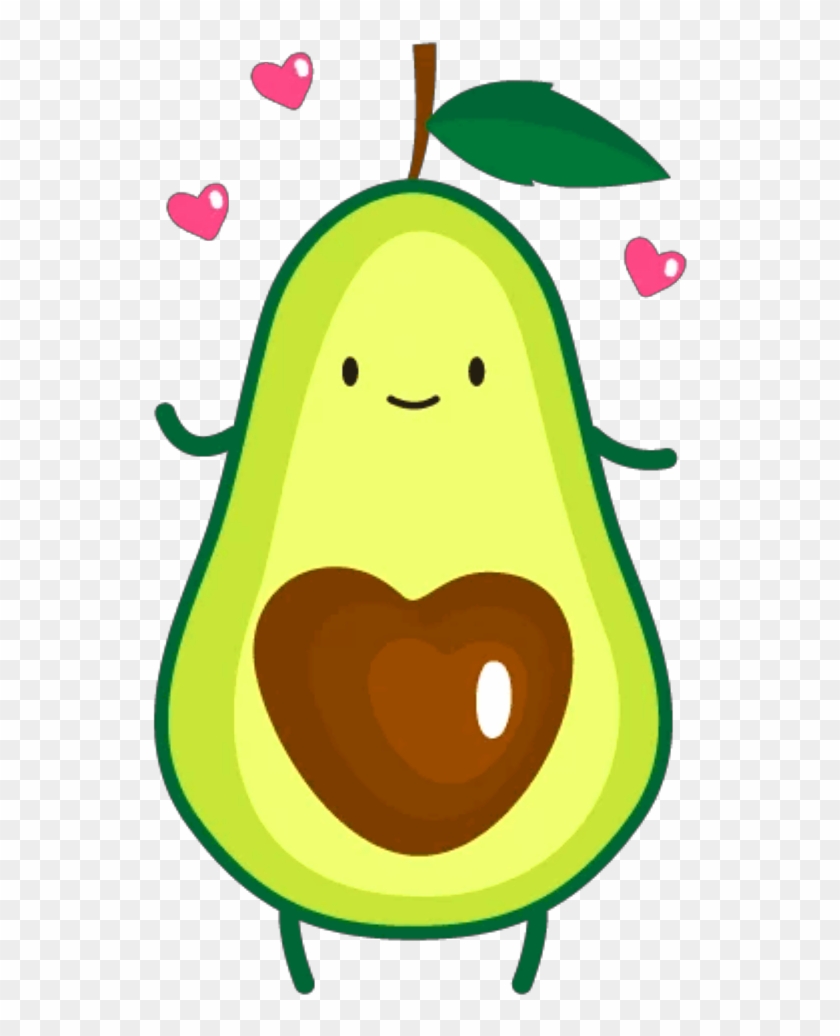 Avocado Clipart Ftestickers Clipart Avocado Cute - Cute Avocado #1427531