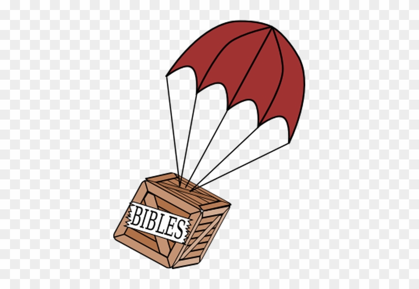 Parachute Clipart Svg - Box With Parachute Png #1427540