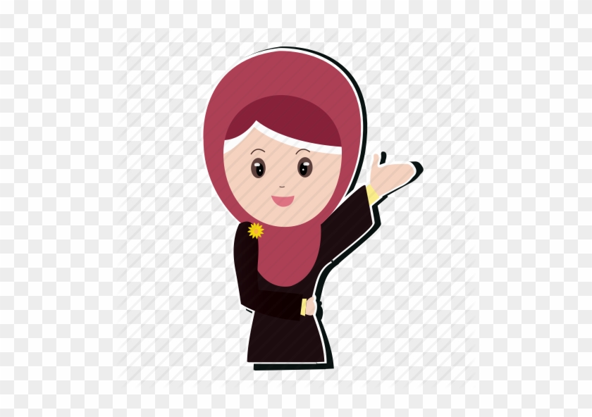 Download Muslim Clipart Muslim Clip Art - Cartoon Girl Muslim Png #1427546