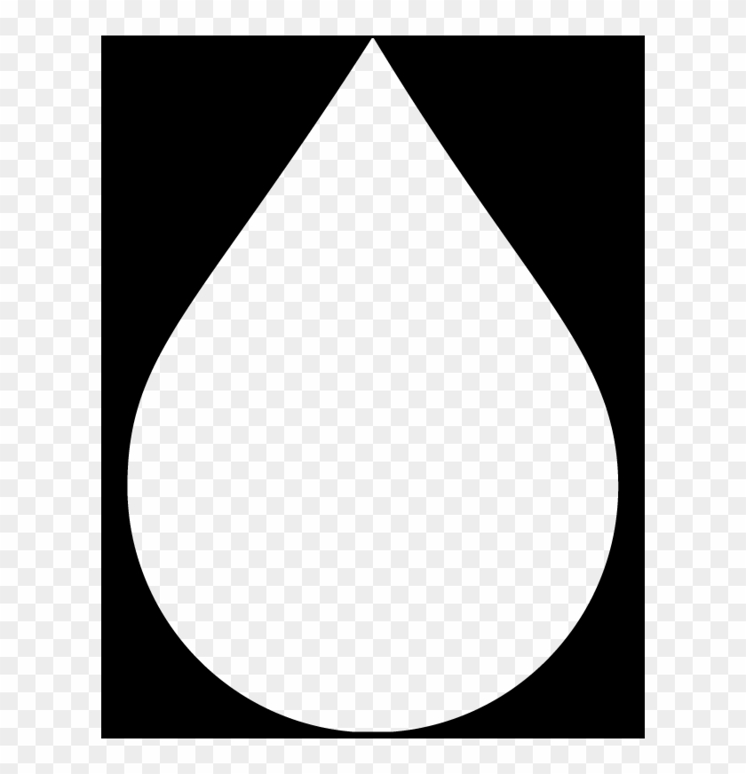 Graphic Of A Raindrop - Water Drop Vector White #1427672