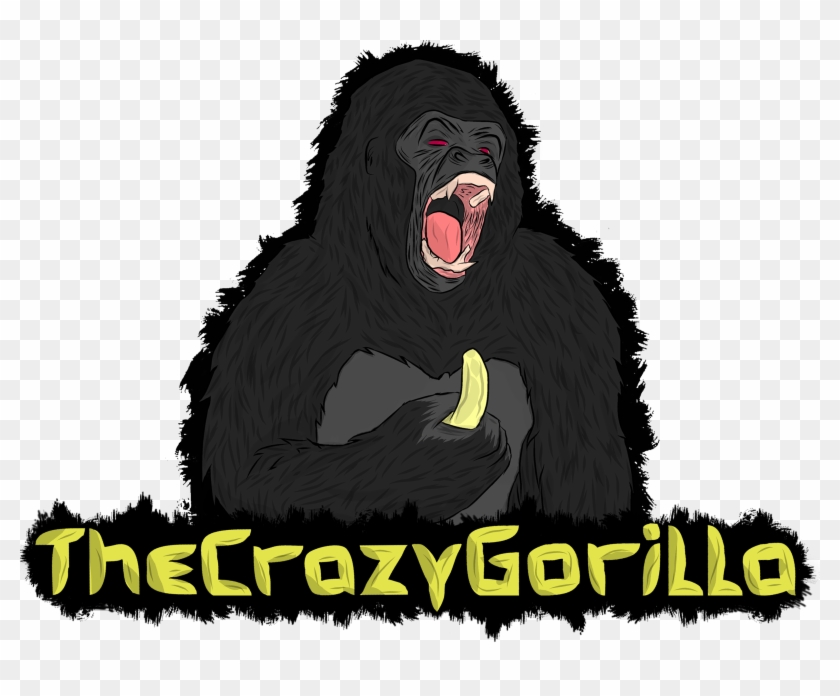 Crazy Clipart Gorilla - Crazy Gorilla #1427767