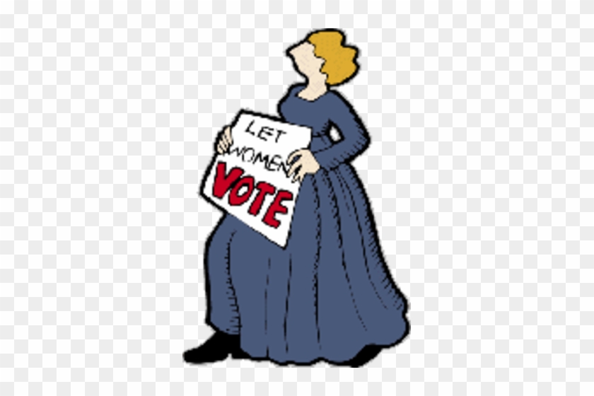 Amendment Drawing Political Cartoon - Votes For Women Clipart #1427811