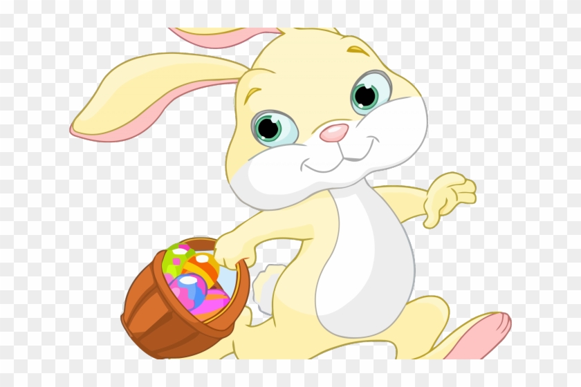 Easter Basket Bunny Clipart Transparent - Easter Bunny #1428005