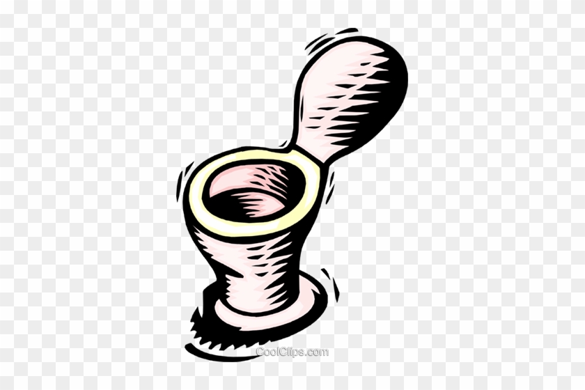 Toilet Royalty Free Vector Clip Art Illustration - Hiv/aids #1428117