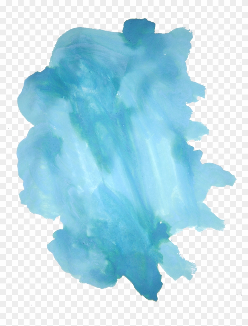 Water Splash Vector Png Download - Blue Watercolor Splash Png #1428158