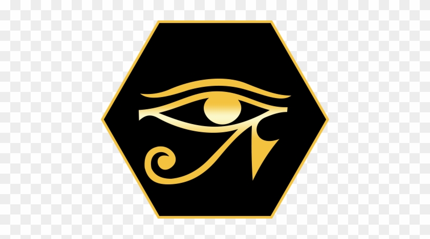Hex Horus - Eye Of Ra Design Silver Plated Earrings #1428166