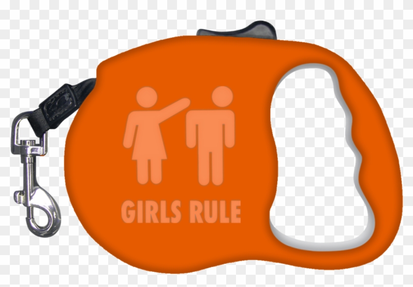 Girls Rule Retractable Dog Leash - Zazzle Girls Rule Key Ring #1428176