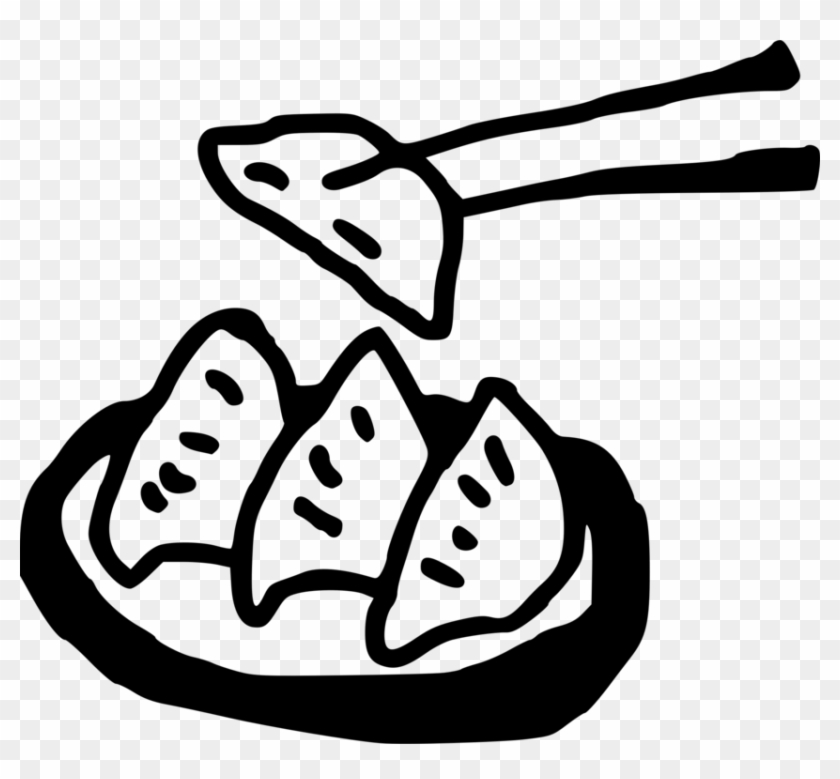 Chinese Cuisine Momo Chicken And Apple Dumpling - Dumplings Clip Art #1428182