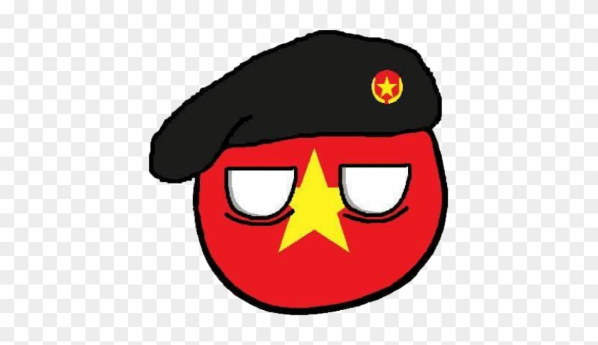 Vietnamball Countryballs Vietnam Vietnamese Communism - Cartoon #1428186