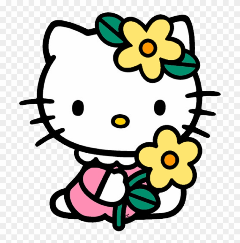 Permalink To Hello Kitty Clipart Snowman Clipart - Hello Kitty Flower Png #1428193