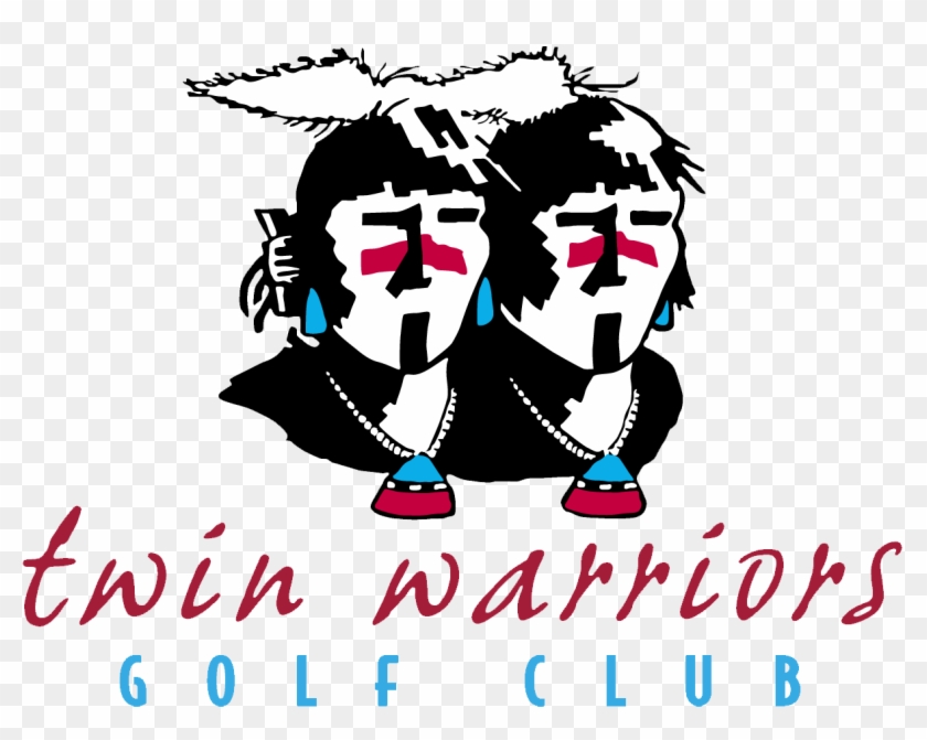 Course Logo - Twin Warriors Golf Club Logo #1428253