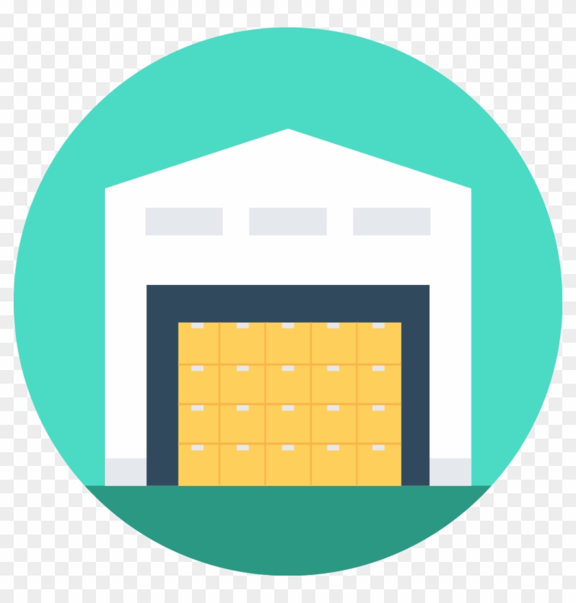 Inventory Management - Data Warehouse Flat Icon #1428254