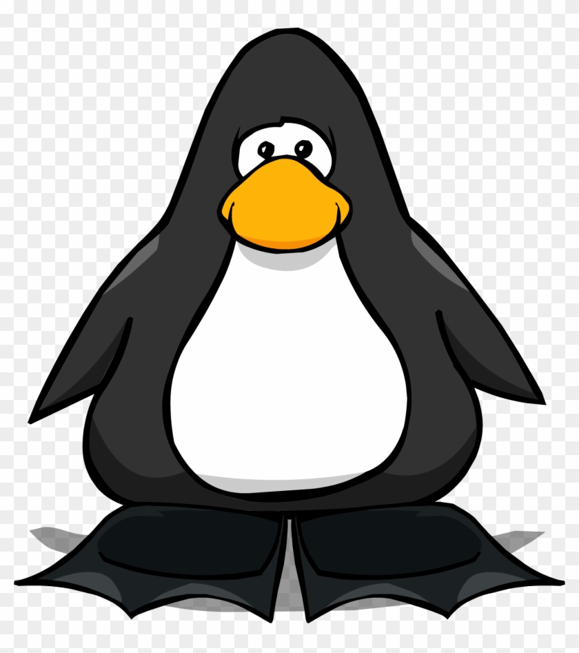 Image Black Flippers Pc - Penguin With Hard Hat #1428291