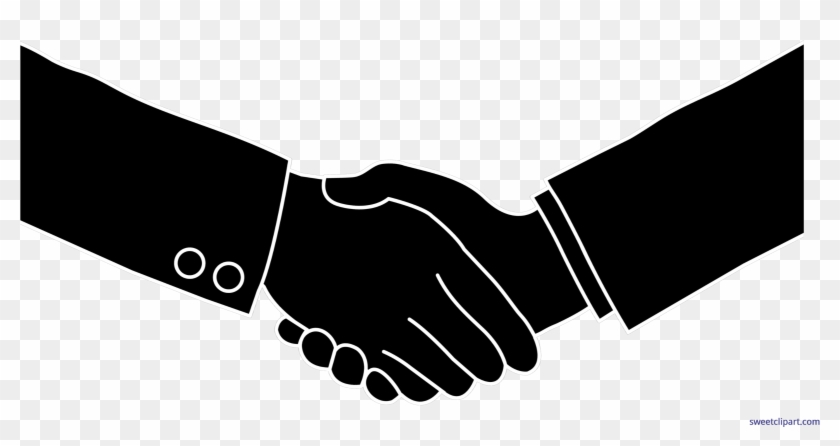 Clip Art Svg Royalty Free Download Business Handshake - Clip Art Hand Shake Png #1428342