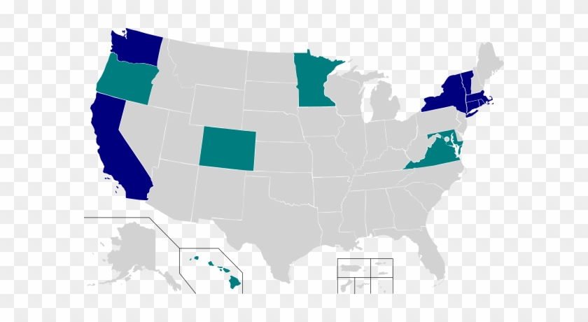 Map Of States With Same Day Voter Registration #1428346